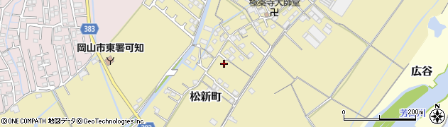 岡山県岡山市東区松新町359周辺の地図
