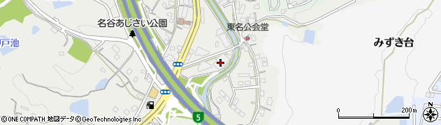 兵庫県神戸市垂水区名谷町平ノ垣内周辺の地図