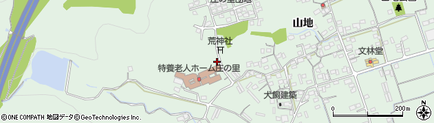 岡山県倉敷市山地1296周辺の地図
