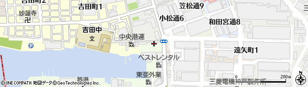 ベストレンタル株式会社　神戸中央周辺の地図