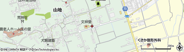 岡山県倉敷市山地76周辺の地図