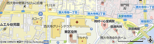 天満屋ハピータウン西大寺店ヤマシン西大寺薬品周辺の地図