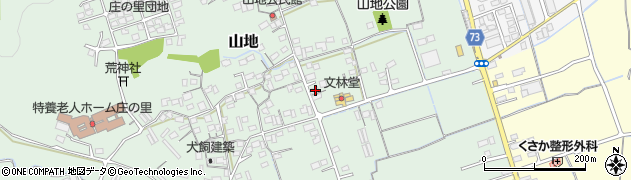 岡山県倉敷市山地82周辺の地図