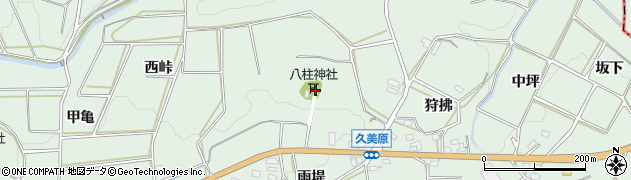 愛知県田原市六連町狐川24周辺の地図