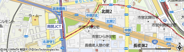 洋麺屋五右衛門大阪今宮店周辺の地図