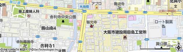 智光寺周辺の地図