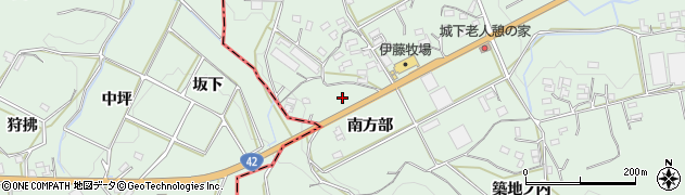 愛知県豊橋市城下町（南方部）周辺の地図