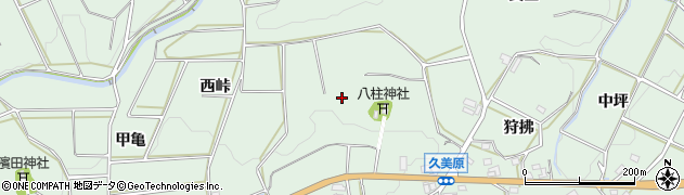 愛知県田原市六連町（狐川）周辺の地図