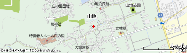 岡山県倉敷市山地893周辺の地図