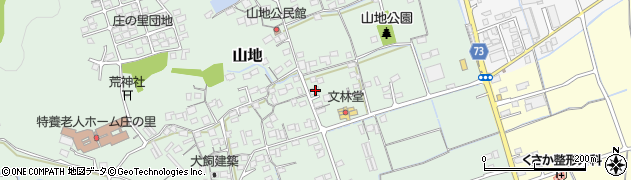 岡山県倉敷市山地94周辺の地図