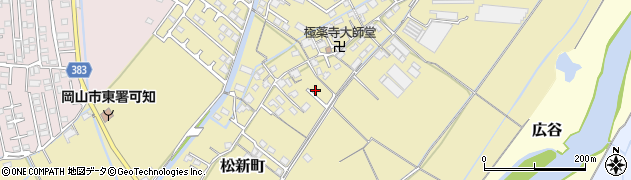 岡山県岡山市東区松新町345周辺の地図