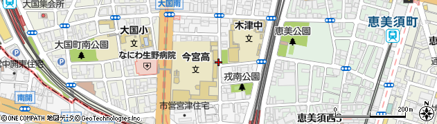大阪府大阪市浪速区戎本町周辺の地図