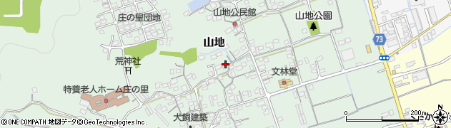 岡山県倉敷市山地896周辺の地図