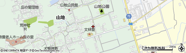 岡山県倉敷市山地86周辺の地図