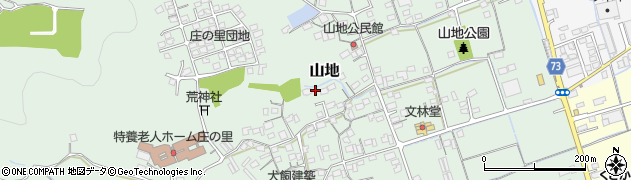 岡山県倉敷市山地886周辺の地図