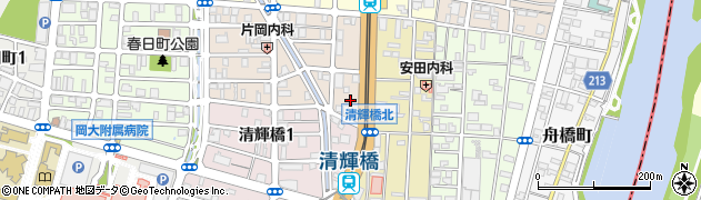 岡山県岡山市北区京町13周辺の地図