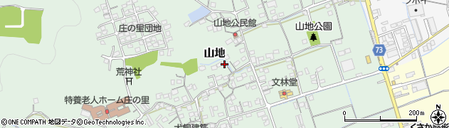 岡山県倉敷市山地888周辺の地図