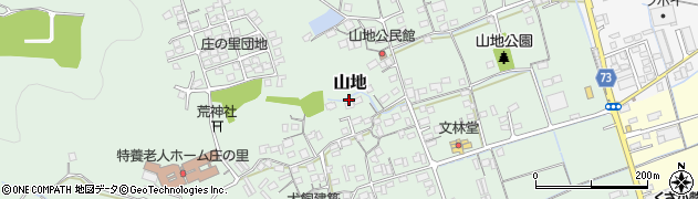 岡山県倉敷市山地887周辺の地図