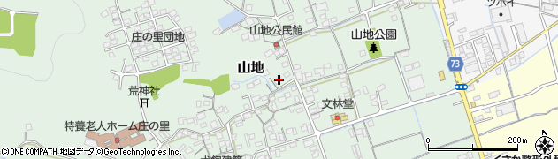 岡山県倉敷市山地575周辺の地図