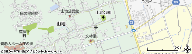 岡山県倉敷市山地71周辺の地図