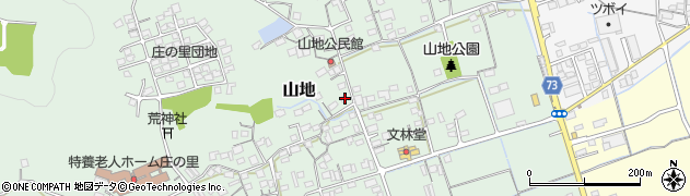岡山県倉敷市山地576周辺の地図