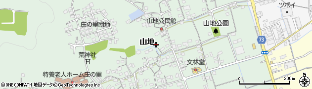 岡山県倉敷市山地582周辺の地図