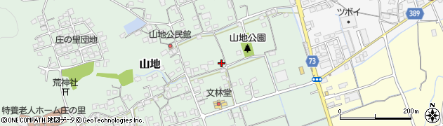 岡山県倉敷市山地102周辺の地図