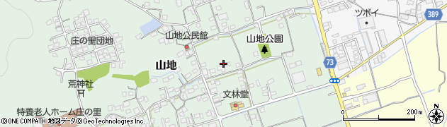 岡山県倉敷市山地108周辺の地図