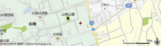 岡山県倉敷市山地57周辺の地図