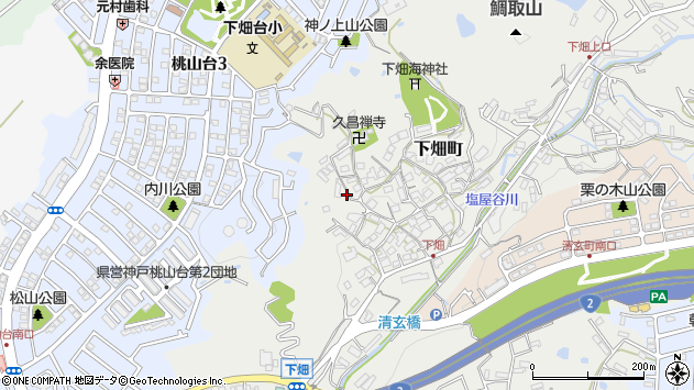〒655-0861 兵庫県神戸市垂水区下畑町の地図