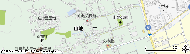岡山県倉敷市山地101周辺の地図