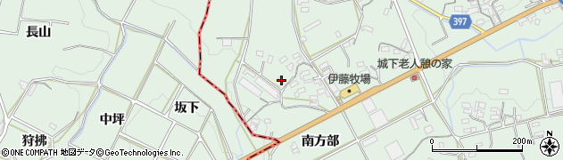愛知県豊橋市城下町南方部350周辺の地図