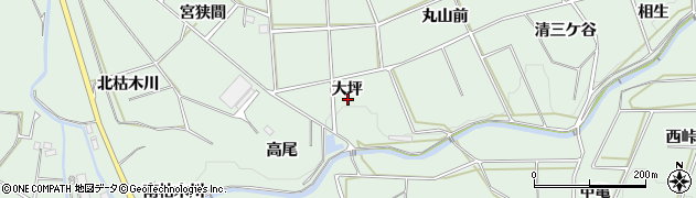 愛知県田原市六連町大坪周辺の地図