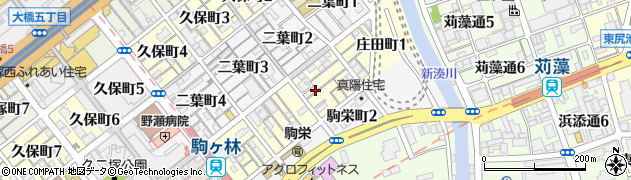 兵庫県神戸市長田区庄田町周辺の地図