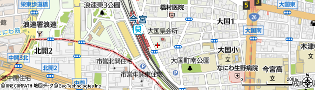 大和商店大阪営業所周辺の地図