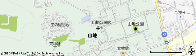 岡山県倉敷市山地556周辺の地図