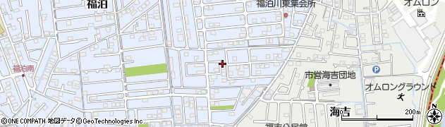 岡山県岡山市中区福泊38周辺の地図