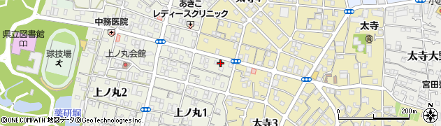 明石上ノ丸郵便局周辺の地図