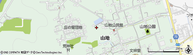 岡山県倉敷市山地589周辺の地図