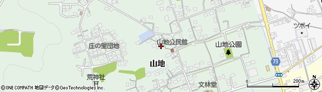岡山県倉敷市山地554周辺の地図