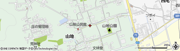 岡山県倉敷市山地104周辺の地図