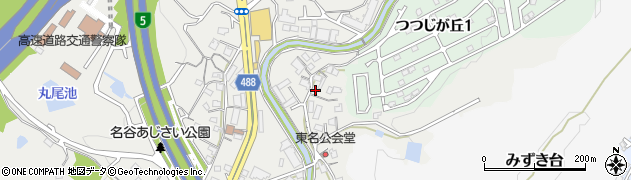 兵庫県神戸市垂水区名谷町（社谷）周辺の地図