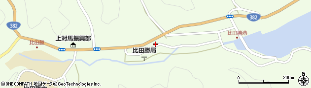 長崎県対馬市上対馬町比田勝687周辺の地図