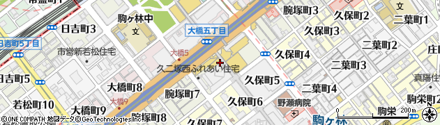兵庫県神戸市長田区腕塚町周辺の地図