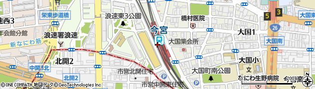 今宮駅 大阪府大阪市浪速区 駅 路線図から地図を検索 マピオン