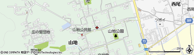 岡山県倉敷市山地235周辺の地図