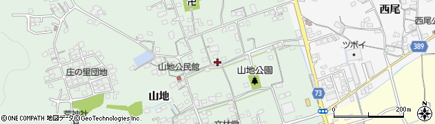 岡山県倉敷市山地233周辺の地図