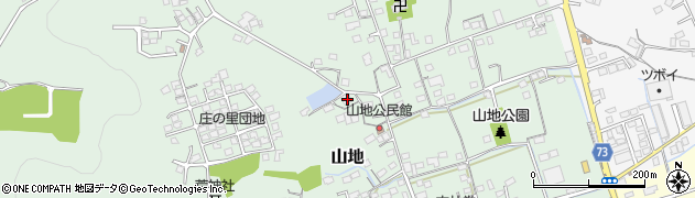 岡山県倉敷市山地544周辺の地図