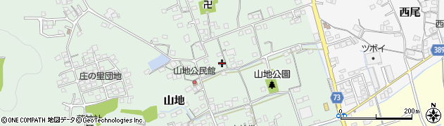 岡山県倉敷市山地249周辺の地図