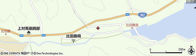 長崎県対馬市上対馬町比田勝818周辺の地図